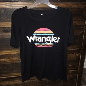 Black Wrangler Tee